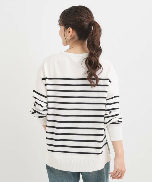 SHOO・LA・RUE / シューラルー ニット・セーター | 【洗濯機可/毛玉レス】アウトスタイルもきれいに決まる サイドスリットニット【CIRCRIC】 | 詳細18