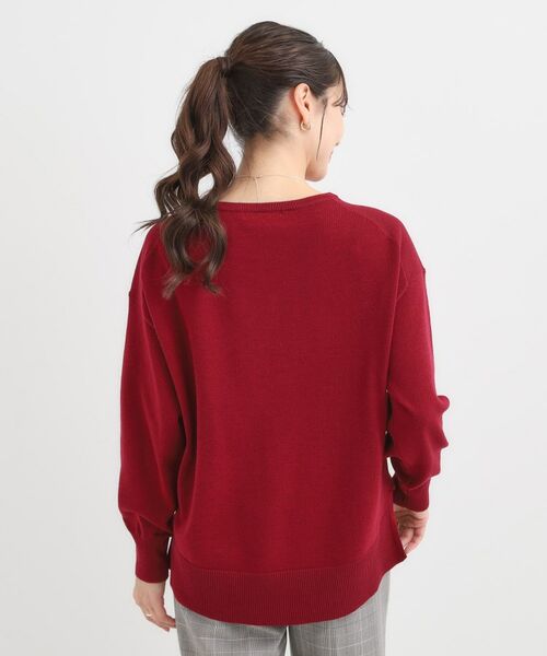 SHOO・LA・RUE / シューラルー ニット・セーター | 【洗濯機可/毛玉レス】アウトスタイルもきれいに決まる サイドスリットニット【CIRCRIC】 | 詳細22