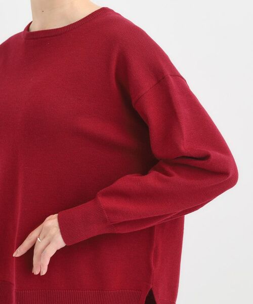 SHOO・LA・RUE / シューラルー ニット・セーター | 【洗濯機可/毛玉レス】アウトスタイルもきれいに決まる サイドスリットニット【CIRCRIC】 | 詳細29