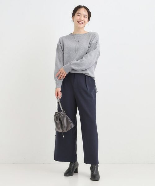 SHOO・LA・RUE / シューラルー ニット・セーター | 【洗濯機可/毛玉レス】アウトスタイルもきれいに決まる サイドスリットニット【CIRCRIC】 | 詳細3