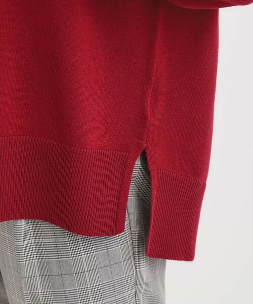 SHOO・LA・RUE / シューラルー ニット・セーター | 【洗濯機可/毛玉レス】アウトスタイルもきれいに決まる サイドスリットニット【CIRCRIC】 | 詳細30