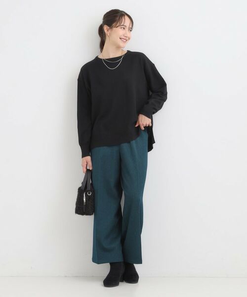 SHOO・LA・RUE / シューラルー ニット・セーター | 【洗濯機可/毛玉レス】アウトスタイルもきれいに決まる サイドスリットニット【CIRCRIC】 | 詳細7