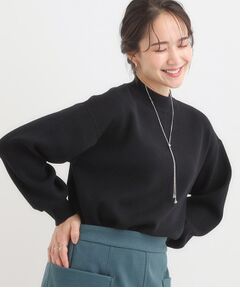 SHOO・LA・RUE / シューラルー ニット・セーター | 【洗える/毛玉レス】表面がきれいなハイネックバックスリットニット