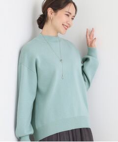 SHOO・LA・RUE / シューラルー ニット・セーター | 【洗える/毛玉レス】表面がきれいなハイネックバックスリットニット