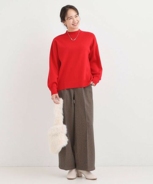 SHOO・LA・RUE / シューラルー ニット・セーター | 【洗える/毛玉レス】表面がきれいなハイネックバックスリットニット | 詳細11