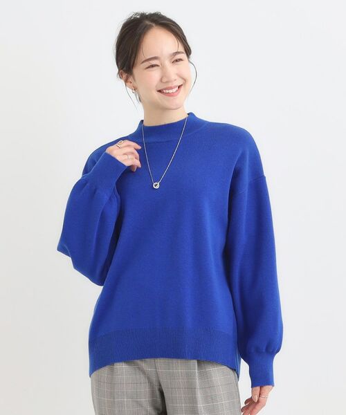 SHOO・LA・RUE / シューラルー ニット・セーター | 【洗える/毛玉レス】表面がきれいなハイネックバックスリットニット | 詳細13