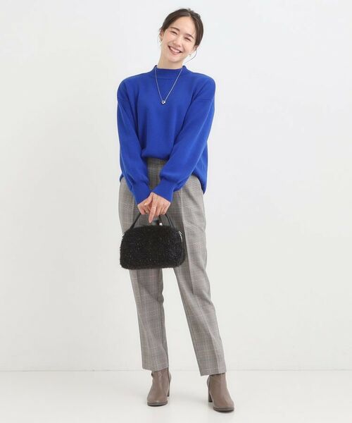 SHOO・LA・RUE / シューラルー ニット・セーター | 【洗える/毛玉レス】表面がきれいなハイネックバックスリットニット | 詳細15