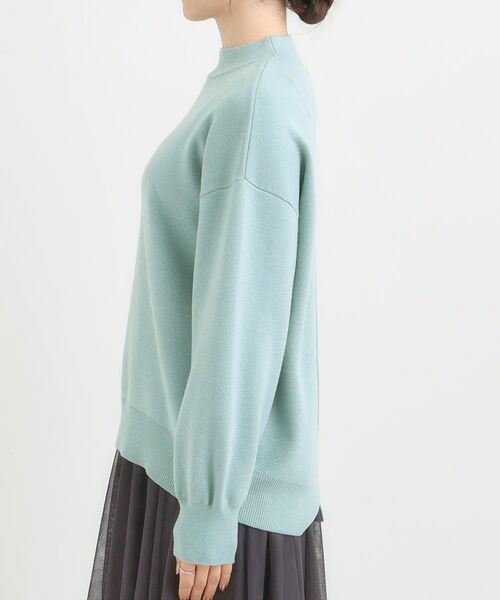 SHOO・LA・RUE / シューラルー ニット・セーター | 【洗える/毛玉レス】表面がきれいなハイネックバックスリットニット | 詳細18