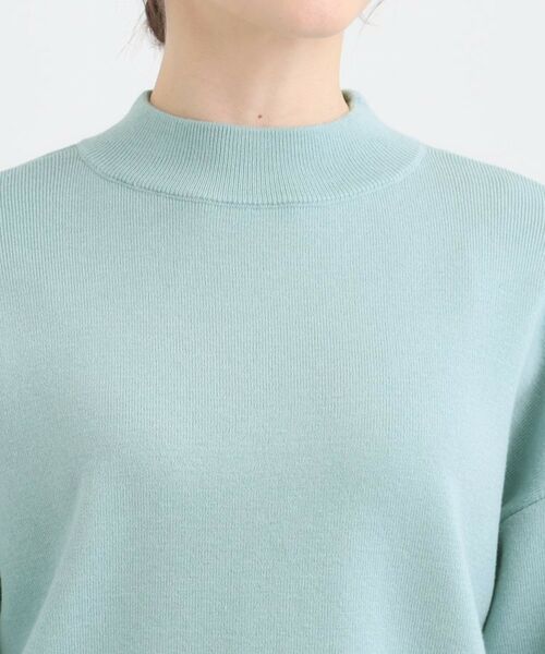 SHOO・LA・RUE / シューラルー ニット・セーター | 【洗える/毛玉レス】表面がきれいなハイネックバックスリットニット | 詳細20