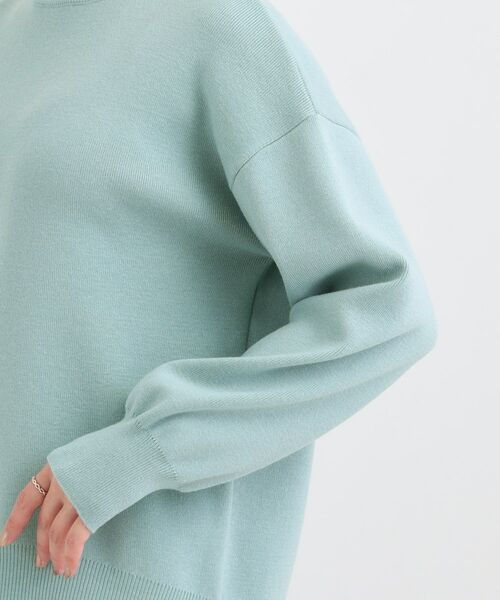 SHOO・LA・RUE / シューラルー ニット・セーター | 【洗える/毛玉レス】表面がきれいなハイネックバックスリットニット | 詳細21