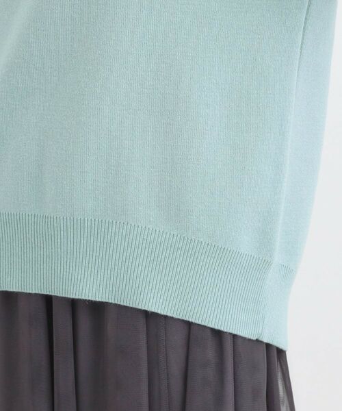SHOO・LA・RUE / シューラルー ニット・セーター | 【洗える/毛玉レス】表面がきれいなハイネックバックスリットニット | 詳細22