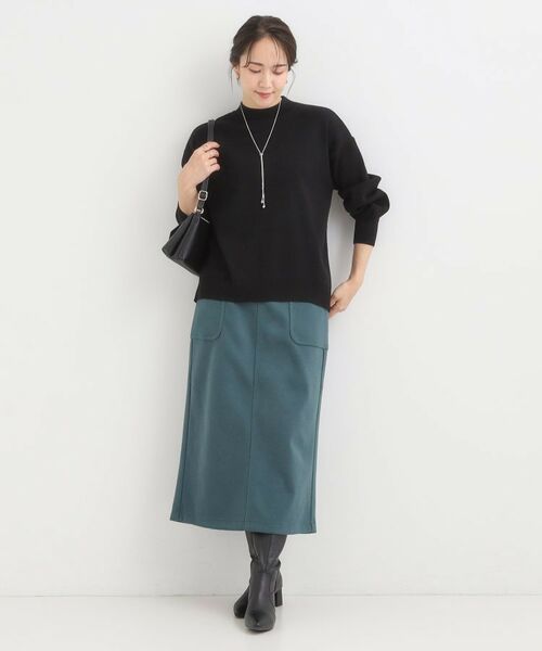 SHOO・LA・RUE / シューラルー ニット・セーター | 【洗える/毛玉レス】表面がきれいなハイネックバックスリットニット | 詳細3