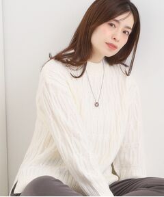 SHOO・LA・RUE / シューラルー ニット・セーター | 【洗える／毛玉レス】シンプルケーブル柄ニット