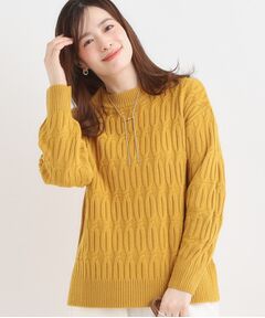 SHOO・LA・RUE / シューラルー ニット・セーター | 【洗える／毛玉レス】シンプルケーブル柄ニット