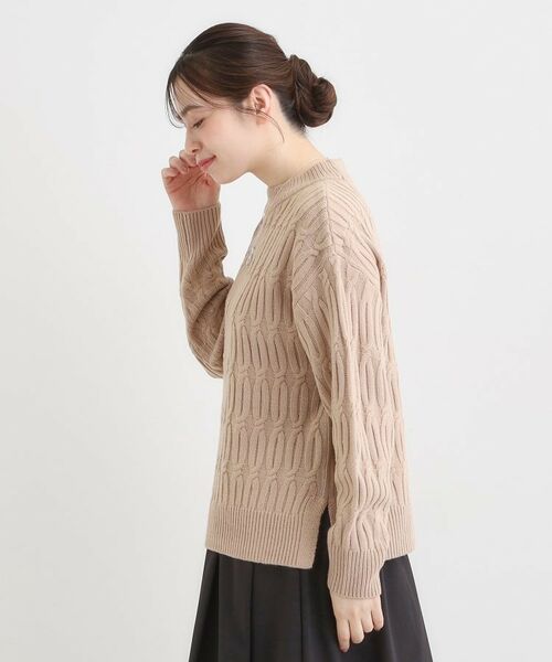 SHOO・LA・RUE / シューラルー ニット・セーター | 【洗える／毛玉レス】シンプルケーブル柄ニット | 詳細18