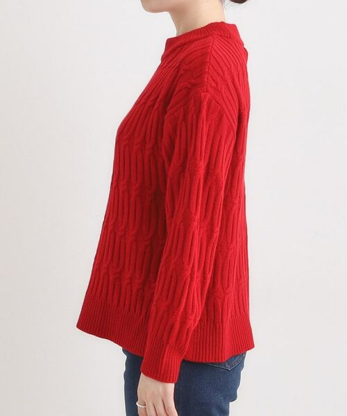 SHOO・LA・RUE / シューラルー ニット・セーター | 【洗える／毛玉レス】シンプルケーブル柄ニット | 詳細26