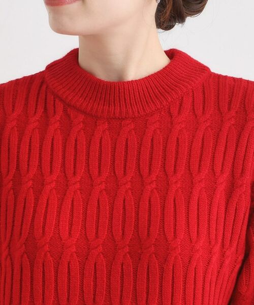 SHOO・LA・RUE / シューラルー ニット・セーター | 【洗える／毛玉レス】シンプルケーブル柄ニット | 詳細28