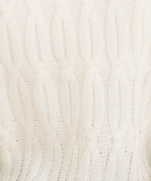 SHOO・LA・RUE / シューラルー ニット・セーター | 【洗える／毛玉レス】シンプルケーブル柄ニット | 詳細4