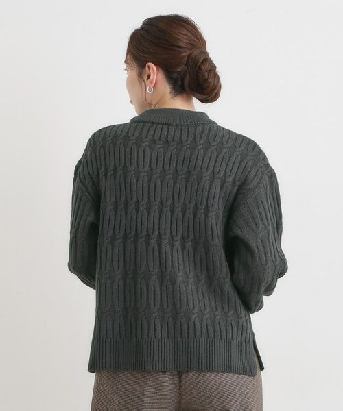 SHOO・LA・RUE / シューラルー ニット・セーター | 【洗える／毛玉レス】シンプルケーブル柄ニット | 詳細6