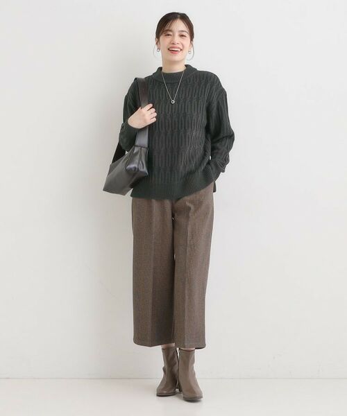 SHOO・LA・RUE / シューラルー ニット・セーター | 【洗える／毛玉レス】シンプルケーブル柄ニット | 詳細7