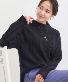 SHOO・LA・RUE / シューラルー ニット・セーター | 【洗濯機可/毛玉レス/S-LL】ミックスケーブル柄ニット