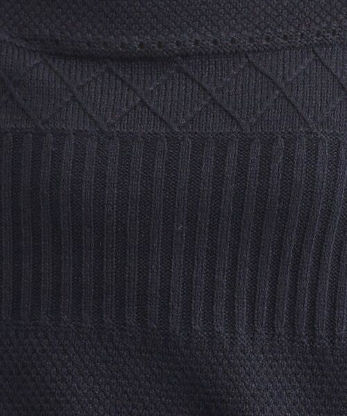 SHOO・LA・RUE / シューラルー ニット・セーター | 【洗濯機可/毛玉レス/S-LL】ミックスケーブル柄ニット | 詳細16