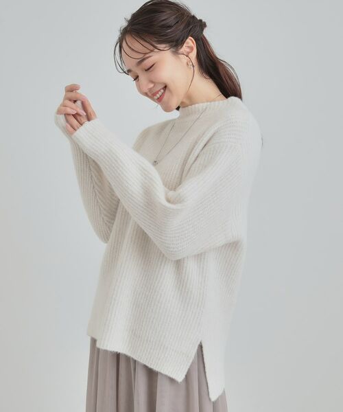 SHOO・LA・RUE / シューラルー ニット・セーター | ふわふわが魅力 ハイネックニットプルオーバー | 詳細2
