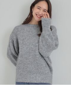 SHOO・LA・RUE / シューラルー ニット・セーター | 【洗濯機可/S-LL】上品にキラリと華やぐ スパンコールニット