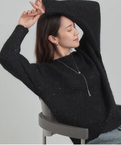 SHOO・LA・RUE / シューラルー ニット・セーター | 【洗濯機可/S-LL】上品にキラリと華やぐ スパンコールニット