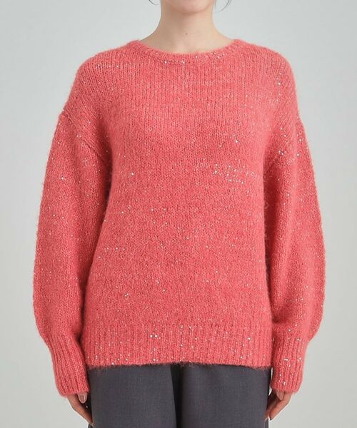 SHOO・LA・RUE / シューラルー ニット・セーター | 【洗濯機可/S-LL】上品にキラリと華やぐ スパンコールニット | 詳細17