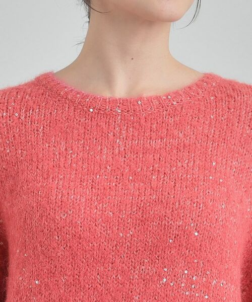 SHOO・LA・RUE / シューラルー ニット・セーター | 【洗濯機可/S-LL】上品にキラリと華やぐ スパンコールニット | 詳細20