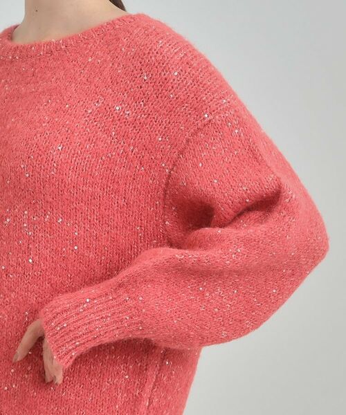 SHOO・LA・RUE / シューラルー ニット・セーター | 【洗濯機可/S-LL】上品にキラリと華やぐ スパンコールニット | 詳細21