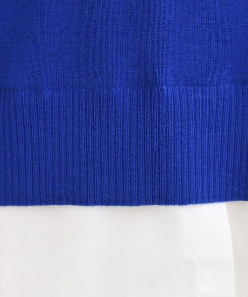 SHOO・LA・RUE / シューラルー ニット・セーター | 【洗濯機可/毛玉になりにくい】一枚で簡単こなれ見え 裾フェイクレイヤード風ニット | 詳細20