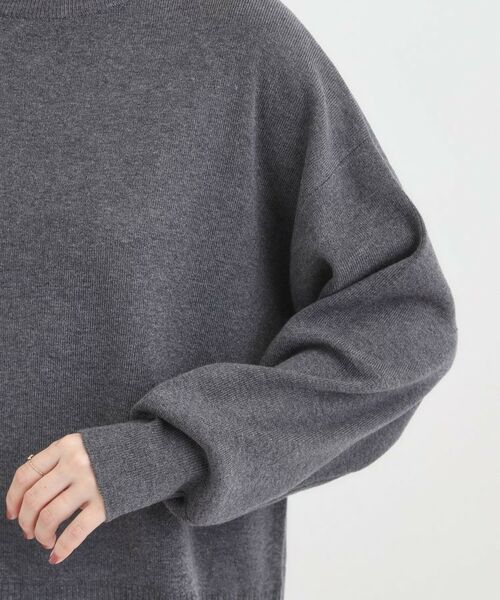 SHOO・LA・RUE / シューラルー ニット・セーター | 【洗濯機可/毛玉になりにくい】一枚で簡単こなれ見え 裾フェイクレイヤード風ニット | 詳細25