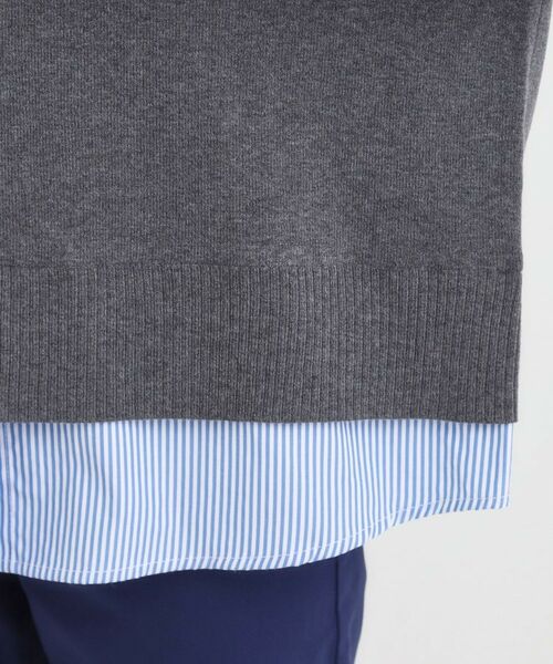 SHOO・LA・RUE / シューラルー ニット・セーター | 【洗濯機可/毛玉になりにくい】一枚で簡単こなれ見え 裾フェイクレイヤード風ニット | 詳細26