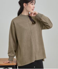 SHOO・LA・RUE / シューラルー カットソー | 滑らかタッチが癖になる Aラインスエード調トップス【CIRCRIC】