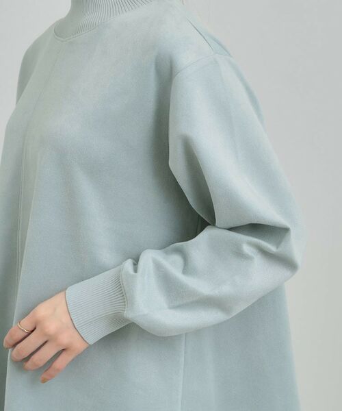 SHOO・LA・RUE / シューラルー カットソー | 滑らかタッチが癖になる Aラインスエード調トップス【CIRCRIC】 | 詳細17