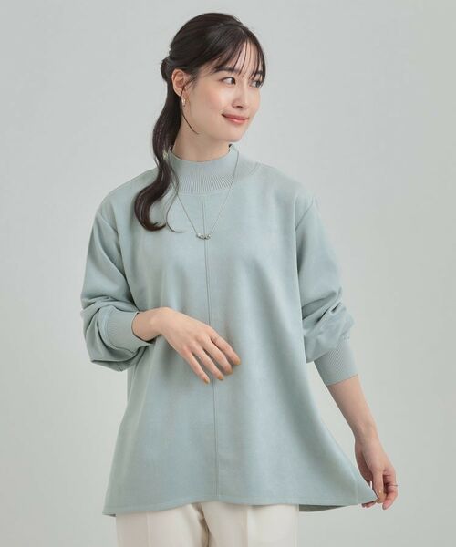 SHOO・LA・RUE / シューラルー カットソー | 滑らかタッチが癖になる Aラインスエード調トップス【CIRCRIC】 | 詳細9