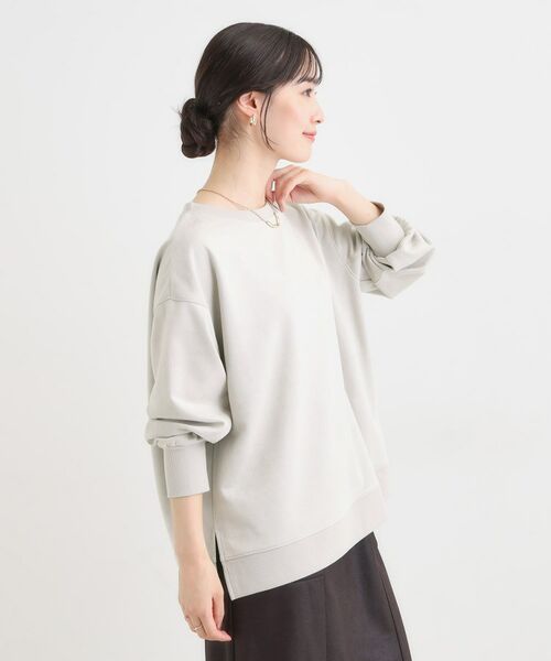 SHOO・LA・RUE / シューラルー カットソー | 【S-LL】なめらかタッチが癖になる スエード調トップス【CIRCRIC】 | 詳細2