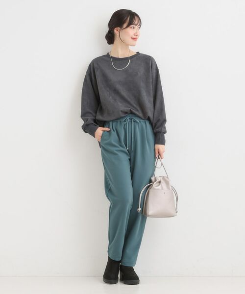 SHOO・LA・RUE / シューラルー カットソー | 【S-LL】なめらかタッチが癖になる スエード調トップス【CIRCRIC】 | 詳細7