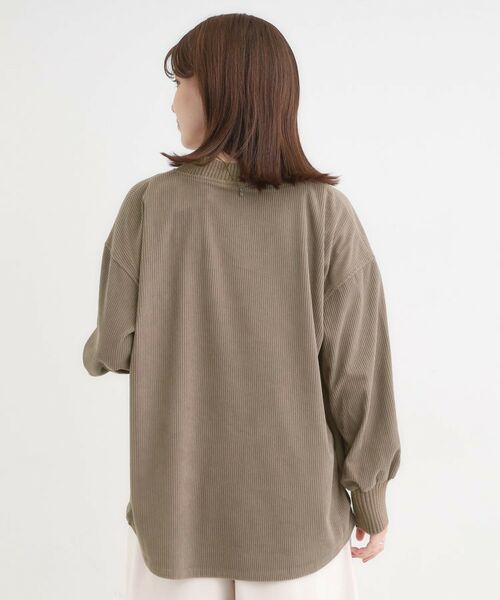 SHOO・LA・RUE / シューラルー カットソー | ニットリブコーデュロイトップス | 詳細10