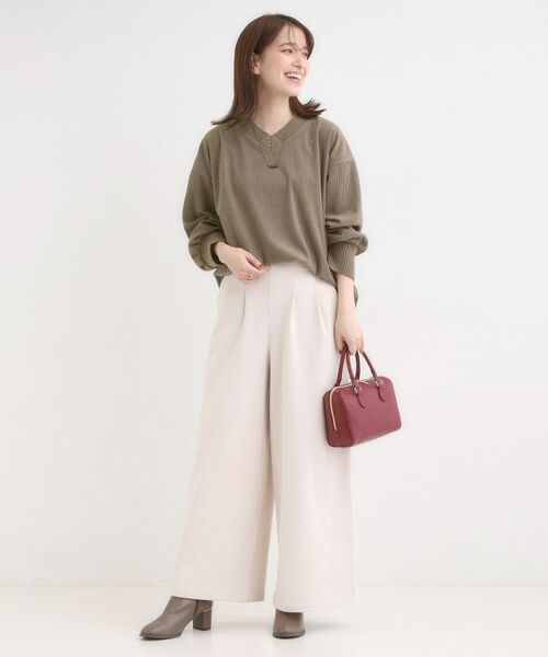 SHOO・LA・RUE / シューラルー カットソー | ニットリブコーデュロイトップス | 詳細11