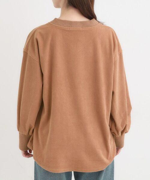 SHOO・LA・RUE / シューラルー カットソー | ニットリブコーデュロイトップス | 詳細15