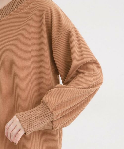 SHOO・LA・RUE / シューラルー カットソー | ニットリブコーデュロイトップス | 詳細17