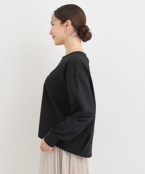 SHOO・LA・RUE / シューラルー カットソー | コード刺繍ミニ裏毛トップス | 詳細10