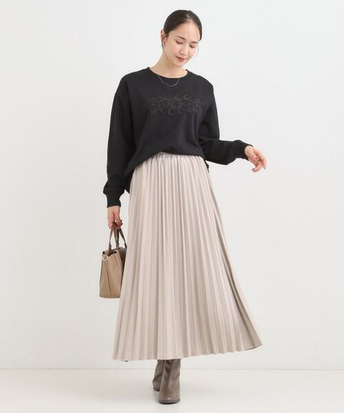 SHOO・LA・RUE / シューラルー カットソー | コード刺繍ミニ裏毛トップス | 詳細11