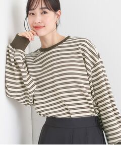 SHOO・LA・RUE / シューラルー カットソー | 【S-LL/洗濯機可】マルチボーダー ミニ裏毛トップス