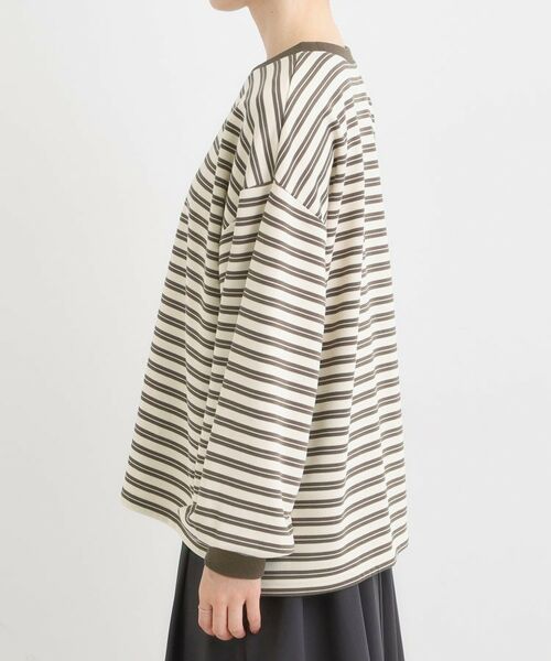 SHOO・LA・RUE / シューラルー カットソー | 【S-LL/洗濯機可】マルチボーダー ミニ裏毛トップス | 詳細14