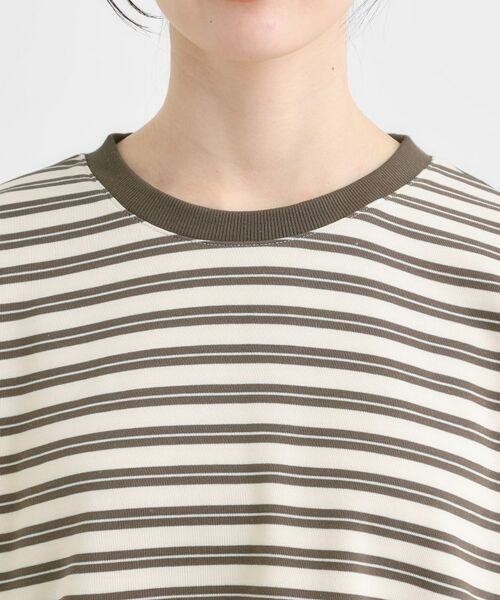 SHOO・LA・RUE / シューラルー カットソー | 【S-LL/洗濯機可】マルチボーダー ミニ裏毛トップス | 詳細16