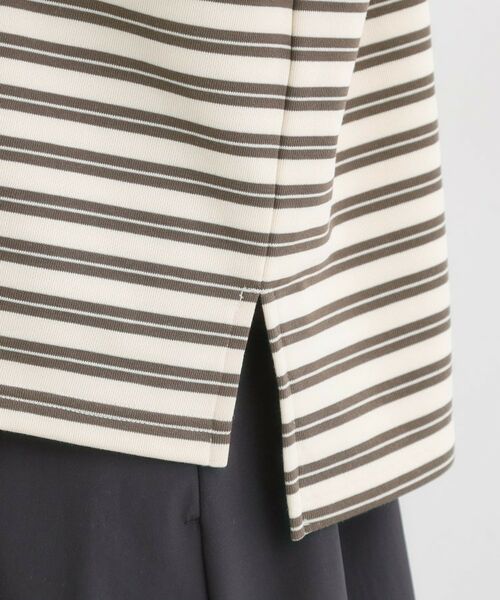 SHOO・LA・RUE / シューラルー カットソー | 【S-LL/洗濯機可】マルチボーダー ミニ裏毛トップス | 詳細19